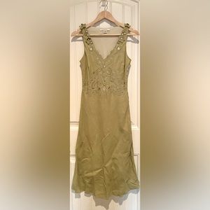 Nougat London linen dress